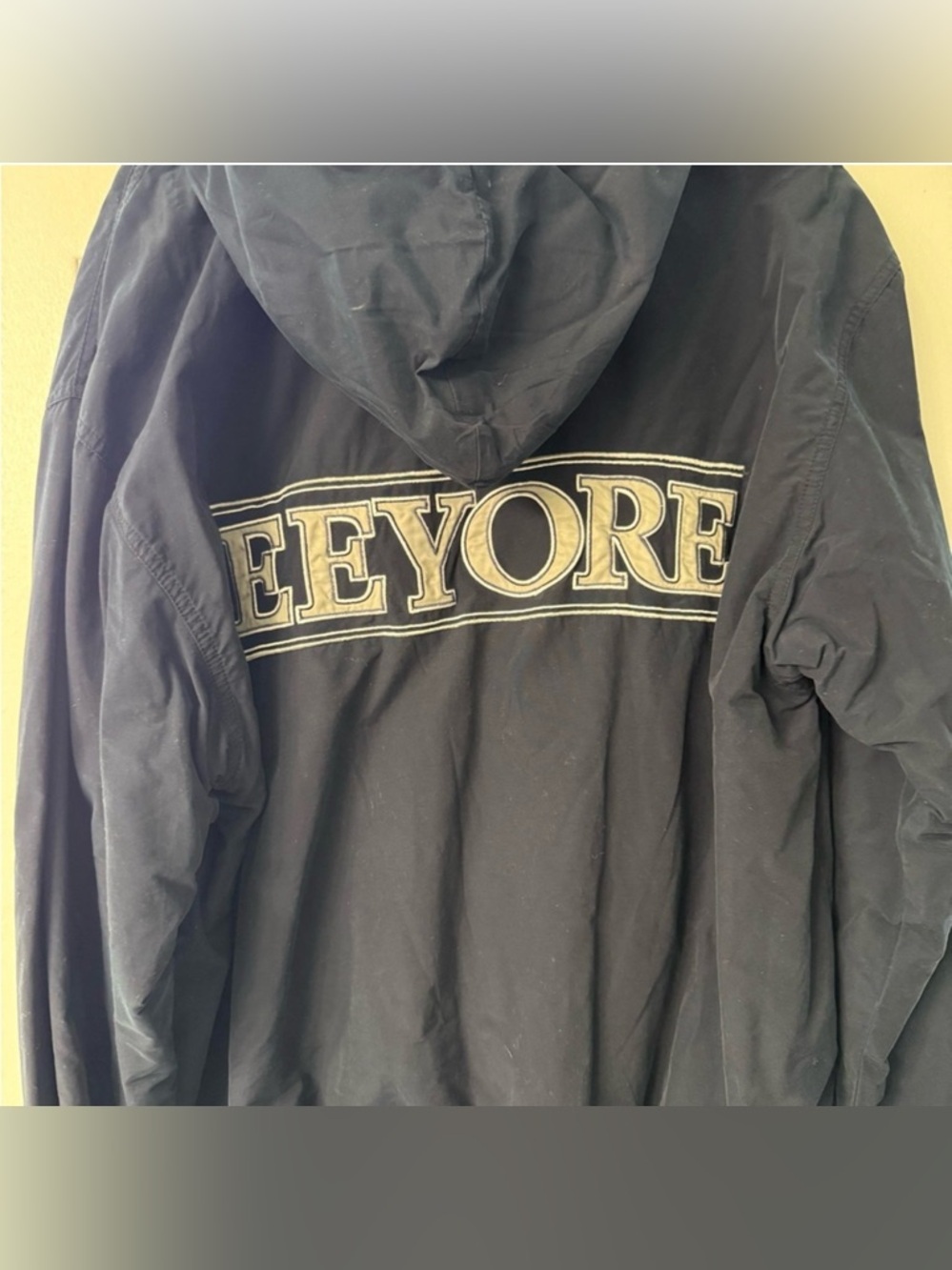Disney Navy and Cream Eeyore Varsity Jacket - Picture 3 of 6
